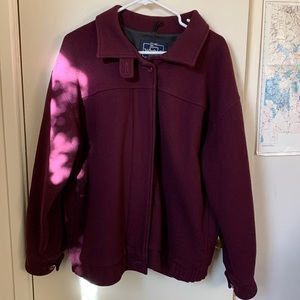 Woolrich Deep Burgundy Utility Jacket
